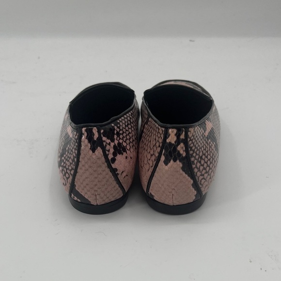 Marion Parke Caroline Snakeskin Embossed Leather Loafer in Pink Python - Size 6 - Picture 6 of 9